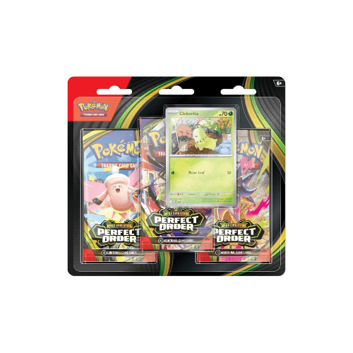 Pokémon Tcg: Mega Evolution Perfect Order 3 Booster Blister Perfect Order Inglés