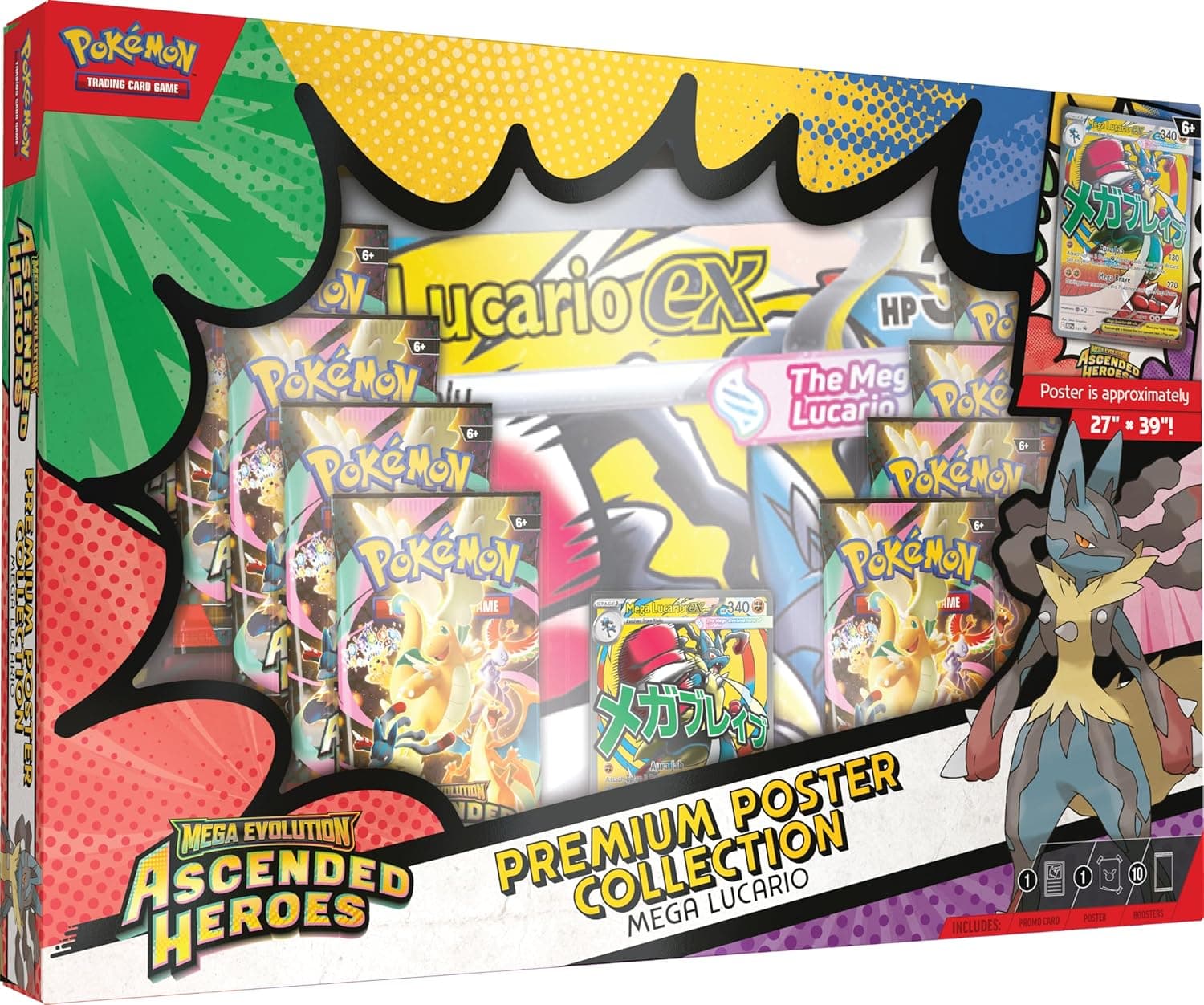 Poster Collection Ascended Heroes Mega Lucario Inglés